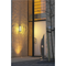 MERIDIAN BOX SENSOR E27 IP54 outdoor wall lamp anthracite with motion sensor