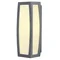 MERIDIAN BOX SENSOR E27 IP54 outdoor wall lamp anthracite with motion sensor