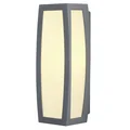 MERIDIAN BOX SENSOR E27 IP54 outdoor wall lamp anthracite with motion sensor