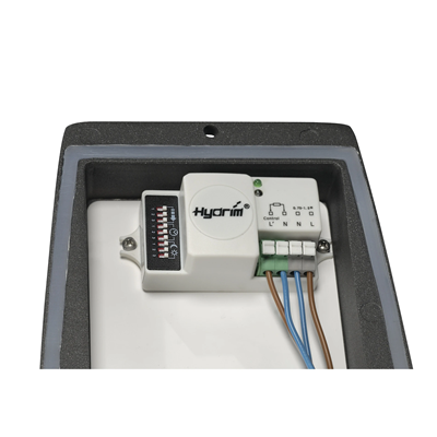 MERIDIAN BOX SENSOR E27 IP54 venkovní nástěnné svítidlo antracitové s pohybovým senzorem