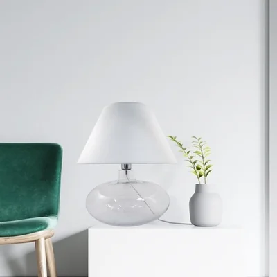 MERSIN Lampe à poser transparente