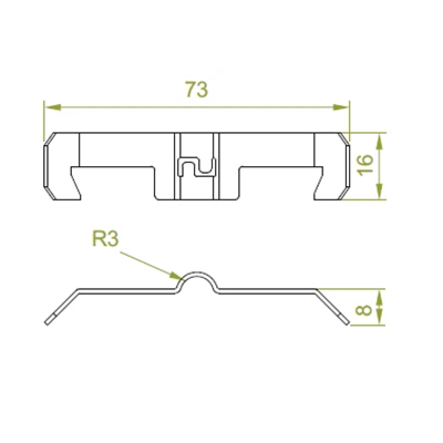 Mesh latch holder