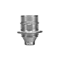 Metal E27 bulb holder with a collar