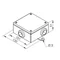 Metal junction box PMO1(5/3)