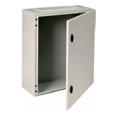 Metal switchgear "ARGENTA" equipped with full surface mounting plate IP55 500x400x250