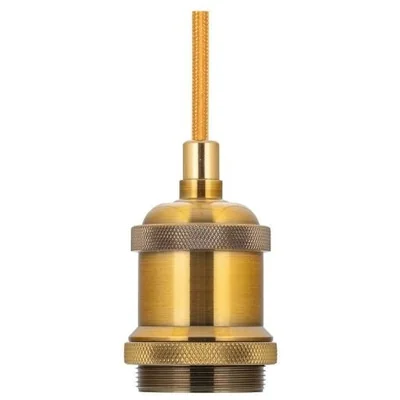 METALL-LAMPENLOCH E27 GOLD