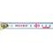Mètre ruban enroulé 8 m x 25 mm métal profi