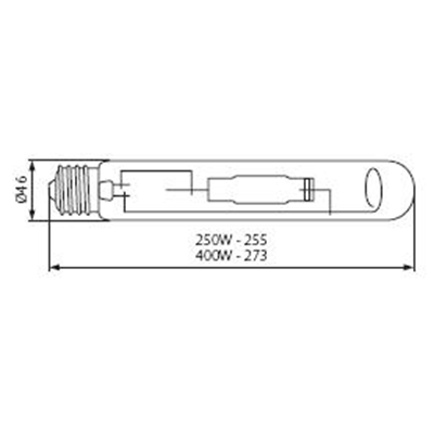 MHE-400W/4200K metal halide lamp