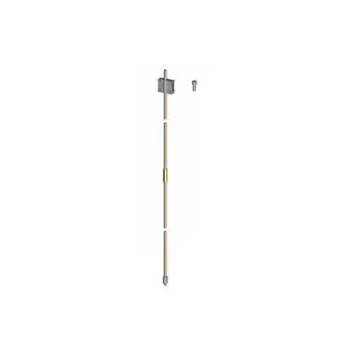 [MI] Asta di messa a terra completa ramata 3/4; 250 µm; 3 m