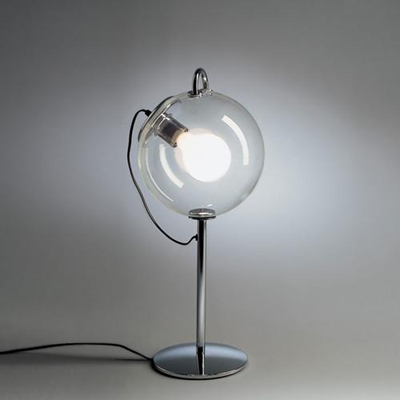 Miconos Tavolo silver display table lamp