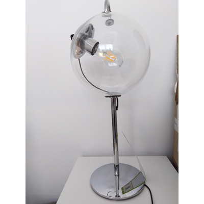 Miconos Tavolo silver display table lamp