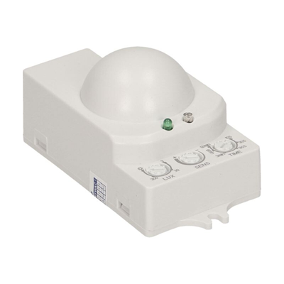 Microwave motion sensor, 5.8GHz, IP20, 1200W white