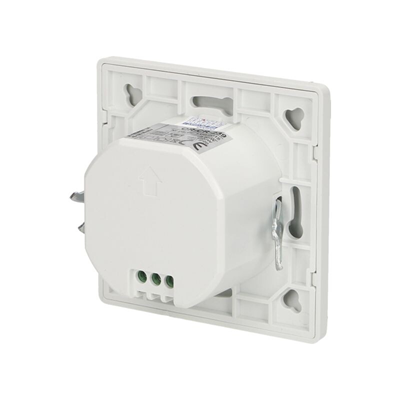 Microwave motion sensor flush-mounted, 5.8GHz, 180 degrees IP20, 1200W white