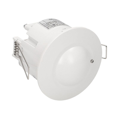 Microwave motion sensor for suspended ceilings, 5.8GHz, IP20, 1200W white