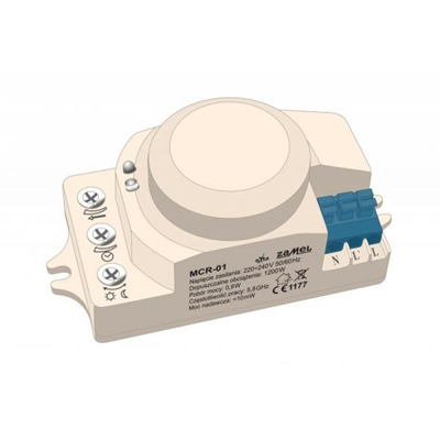 Microwave motion sensor TYPE: MCR-01