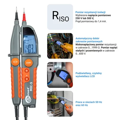 Miernik rezystancji izolacji MIC-5