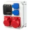 MIKOŁAJKI Aparamenta estacionaria 4M 1x CEE 16A 5P 400V 1x CEE 32A 5P 400V 2x GS 16A 230V