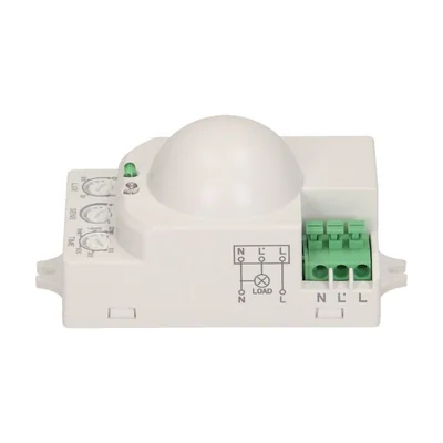 Mikrofalowy czujnik ruchu, 5.8GHz, IP20, 1200W biały