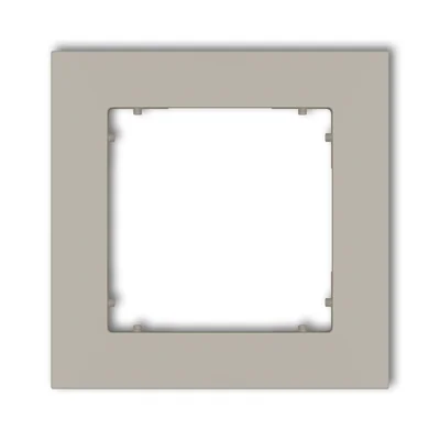 MINI Cadre carré universel simple en plastique taupe