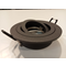 MINI CALTI Lampa wpuszczana 9,5cm 50W GU10 IP20 czarna
