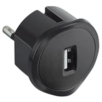 MINI CHARGEUR USB - NOIR