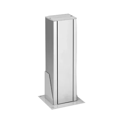 Mini-colonne 1 face, hauteur 370mm 70x60mm, 7x K45, aluminium