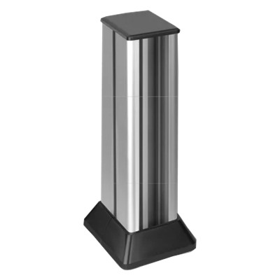 Mini-column, 2-sided, height 581mm, 2x4-modules, 16x K45, aluminum