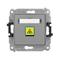 MINI Mechanism of fiber optic/optical single socket gray mat