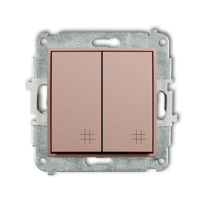 MINI Mechanizm łącznika podwójnego krzyżowego łososiowy