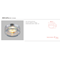 Mini Orto Chrome ceiling lamp