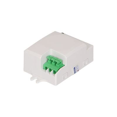 Mini sensore di movimento a microonde con regolazione tramite jumper, 5,8GHz, IP20, 500W bianco