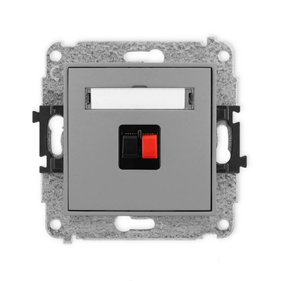 MINI Single loudspeaker socket, matt gray
