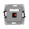 MINI Single loudspeaker socket, matt gray