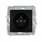 MINI Single socket mechanism with grounding 2P+Z (without current path shutters) matt black
