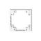 MINI Single universal white intermediate frame