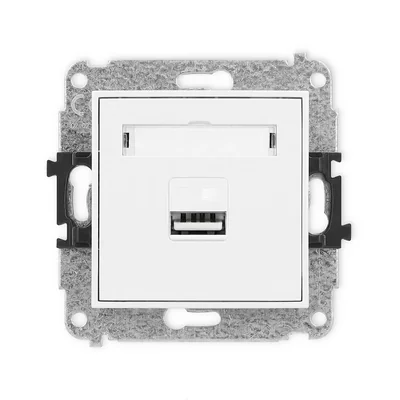 MINI Single USB Charger Mechanism USB A, 10W max., 5V, 2A white