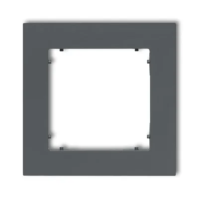 MINI Universal single square frame made of graphite matte plastic