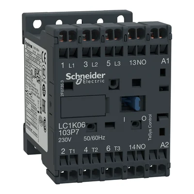 Miniatur-Leistungsschütz TeSys K 6A 3P 1NC Spule 230VAC Schraubklemmen
