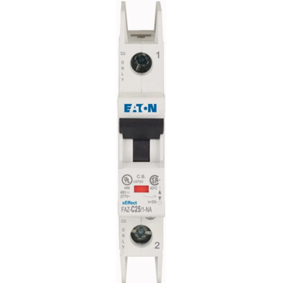 Miniature circuit breaker 1-pole NA version, 25A, C-Char