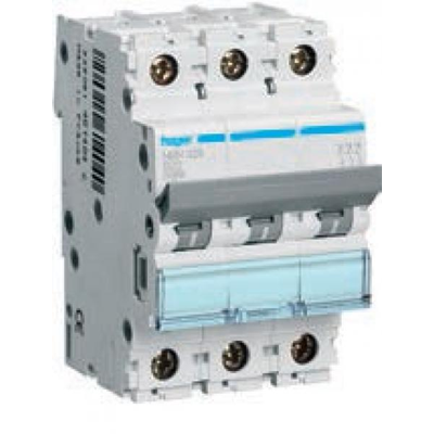 Miniature circuit breaker 10kA B 3-pole 16A