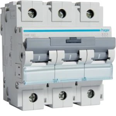 Miniature circuit breaker 10kA C 3-pole 100A