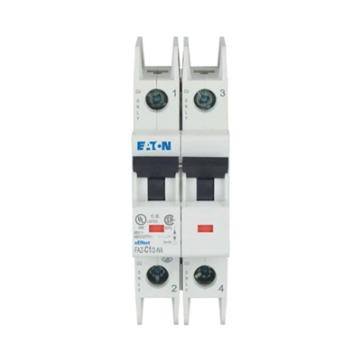 Miniature circuit breaker 2-pole NA version, 1A, C-Char