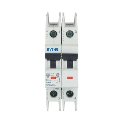 Miniature circuit breaker 2-pole NA version, 4A, C-Char