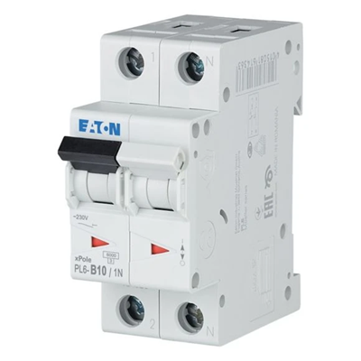 Miniature circuit breaker 6kA 1-pole, 10A, B-Char