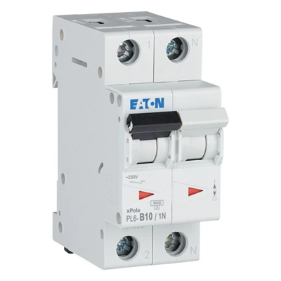 Miniature circuit breaker 6kA 1-pole, 10A, B-Char