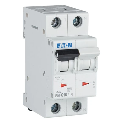 Miniature circuit breaker 6kA 1-pole, 16A, C-Char