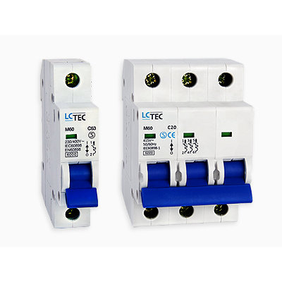 Miniature circuit breaker, 6kA, B, 1-pole, 63A