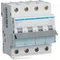 Miniature circuit breaker 6kA B four-pole 25A
