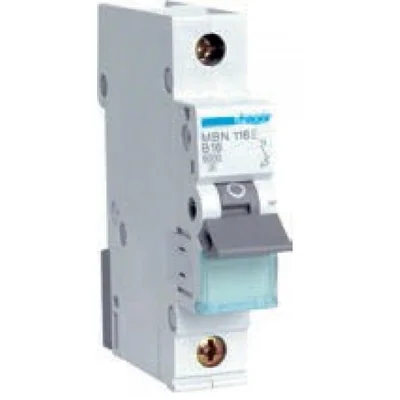 Miniature circuit breaker 6kA B unipolar 6A fuse characteristics B