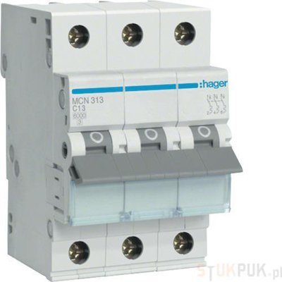 Miniature circuit breaker 6kA C 1+N 25A